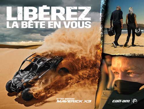 Brochure Can-Am Maverick X3 - Lapointe Sports - Joliette - Lanaudiere