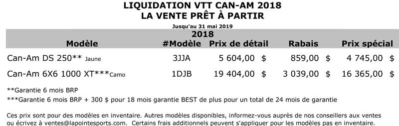 Liquidation VTT