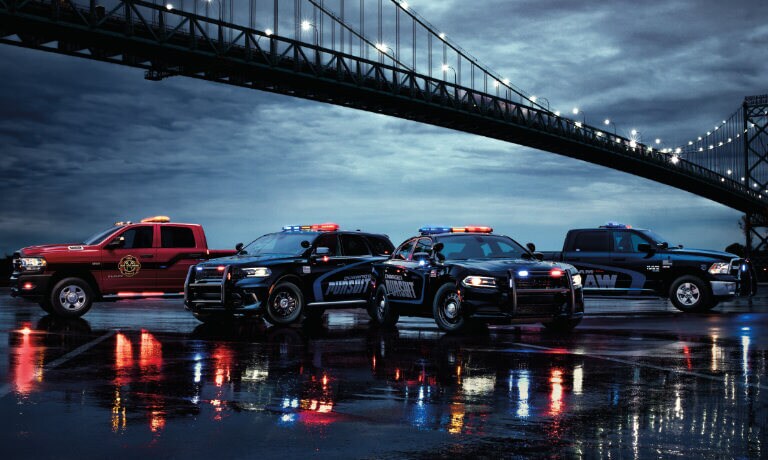 2022 CDJR Law Enforcement Exterior Bridge Night