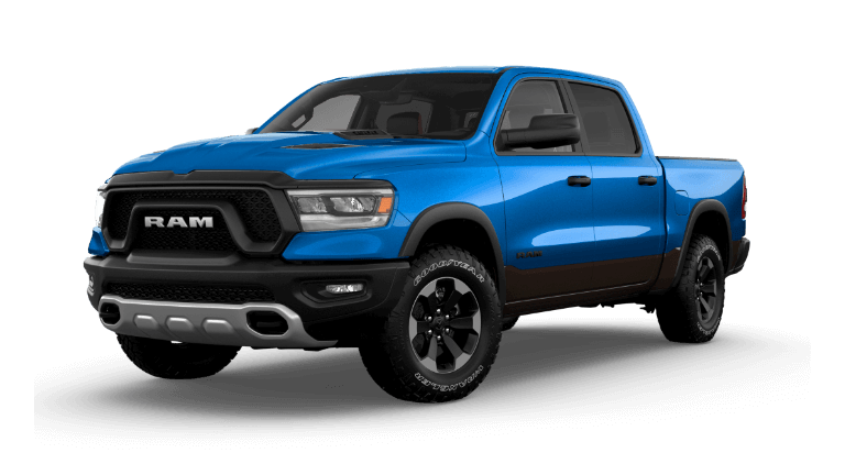 2022 Ram 1500 Rebel Exterior - Hydro Blue