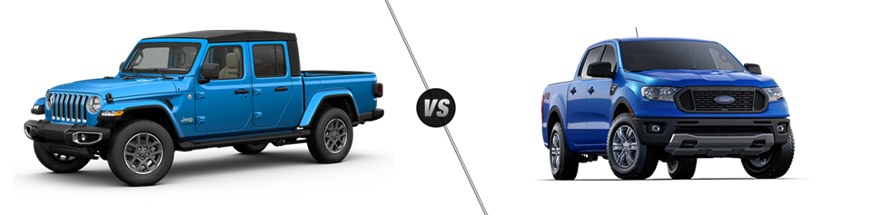 Jeep Gladiator vs. Ford Ranger