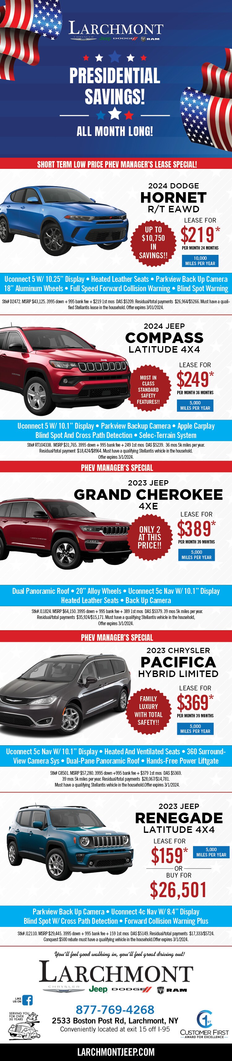 Great Deals on New Vehicles at Larchmont CJDR in Larchmont, NY