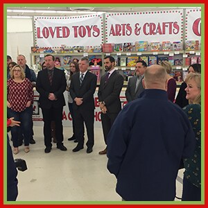 Santa Claus Shop toy-drive