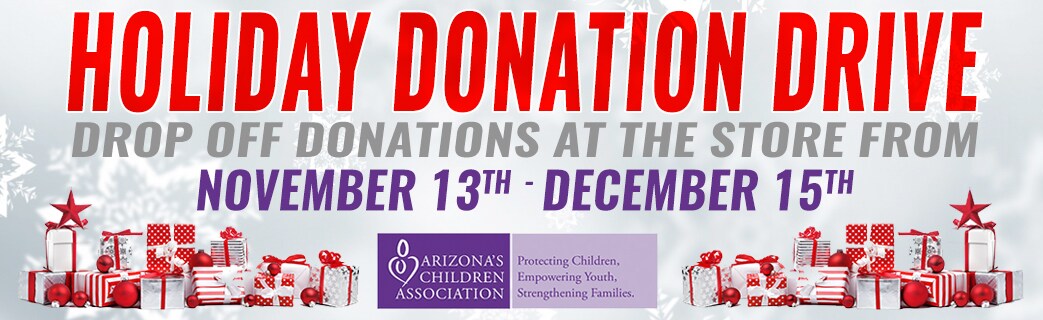 7th Annual AADA Holiday Donation Drive Banner