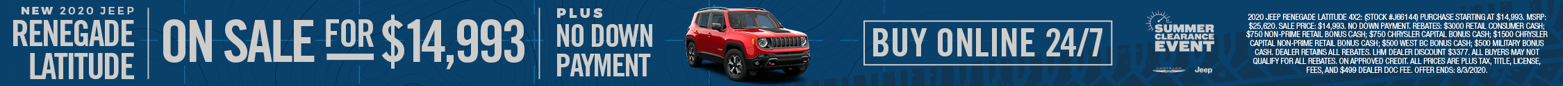 2020 Jeep Renegade for Sale 2020 Jeep Renegade for Sale