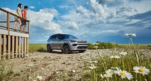 Jeep Compass Jeep Compass on beach