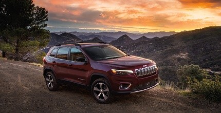 Jeep Cherokee Jeep Cherokee near mountains