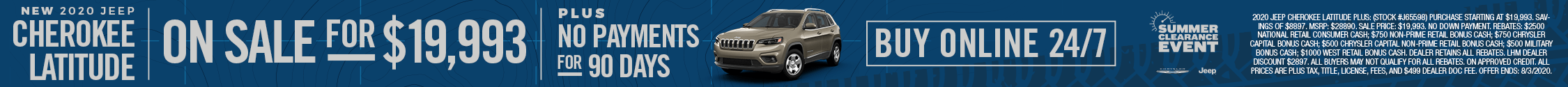 2020 Jeep Cherokee for Sale 2020 Jeep Cherokee for Sale