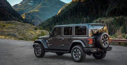 Jeep Wrangler Jeep Wrangler in the mountains