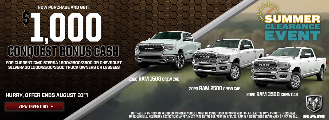$1,000 Bonus Cash with purchase