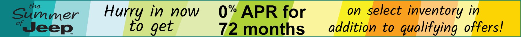 Jeeps 0% for 72 months Denver