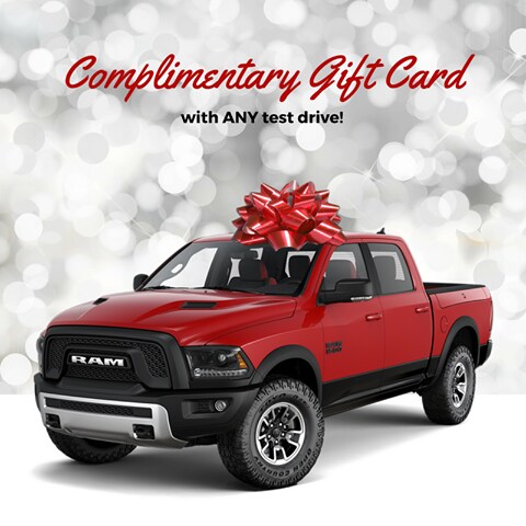 Complimentary Gift Card with ANY Test Drive at Larry H. Miller Dodge RAM Avondale