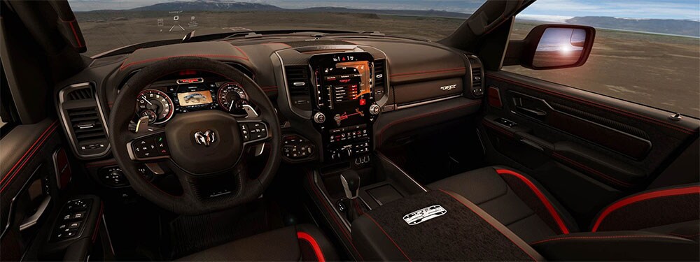 Interior of the Ram 1500 TRX