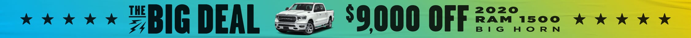 Buy a New Ram 1500 and save $9000