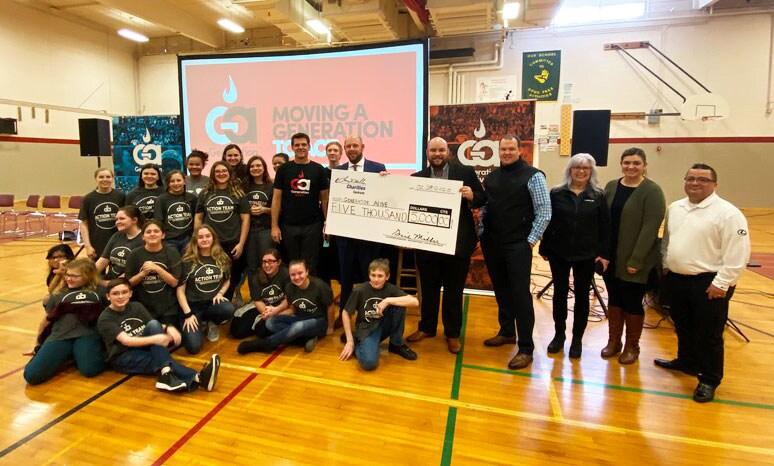 Larry H. Miller Charities Donates money to Generation Alive in Spokane