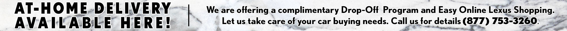 We offer at-home delivery options and an easy online shopping experience!