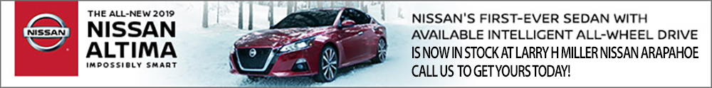 The new 2019 Nissan Altima in Denver