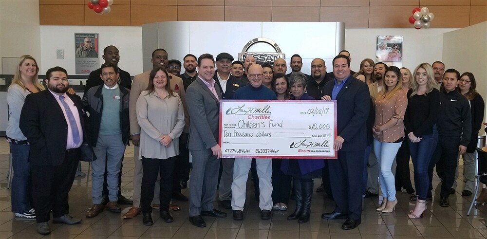 Larry H. Miller Nissan San Bernardino Gives Back to the Community at Children's Fund Larry H. Miller Nissan San Bernardino Gives Back to the Community at Children's Fund