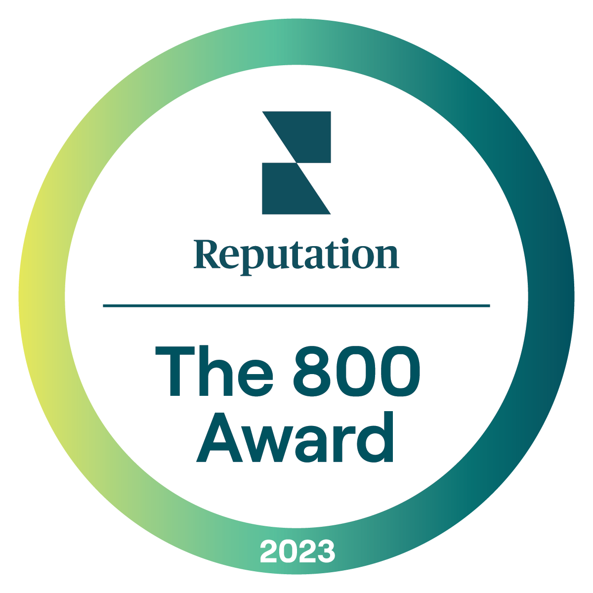 Reputation.com 800 Award Winner