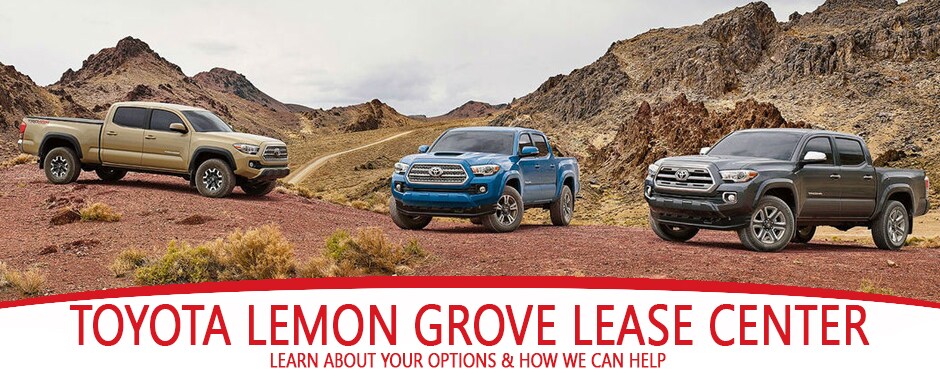 Welcome to our Toyota Lemon Grove Lease-End Center Toyota End of Lease options Larry H Miller Toyota Lemon Grove near San Diego