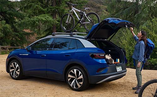 2022 VW ID.4 EV cargo area