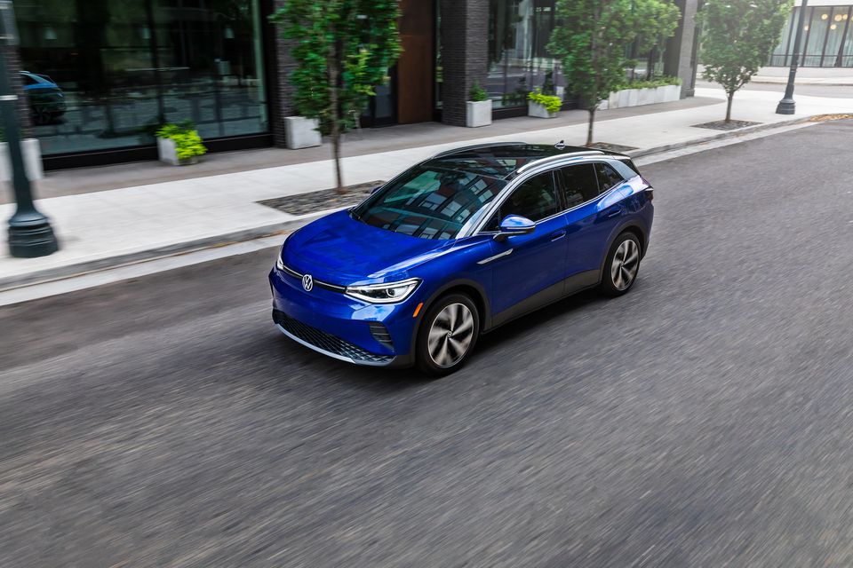2022 VW ID.4 EV exterior view 2022 VW ID.4 EV exterior view