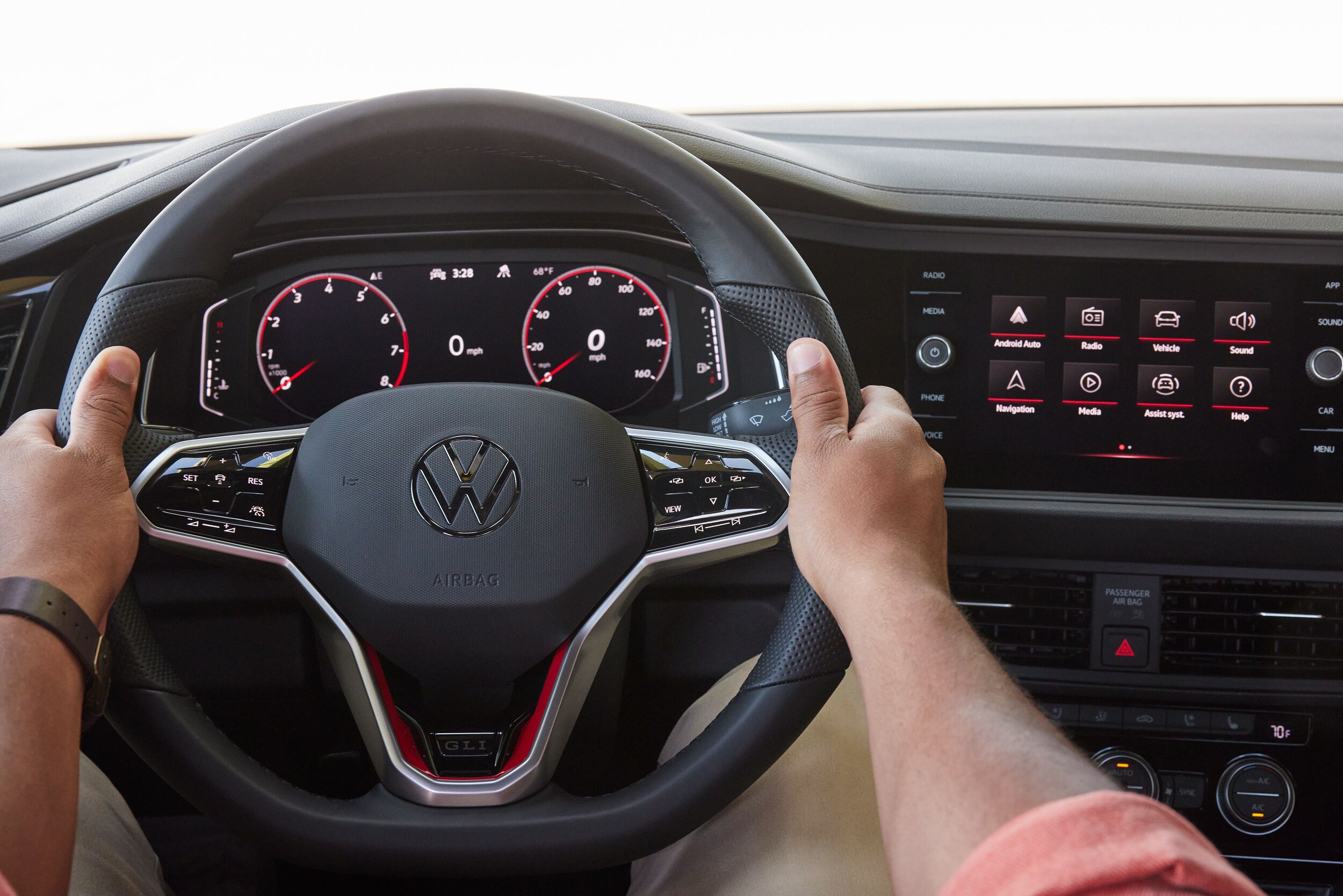 Volkswagen Jetta Interior front driver side view volkswagen jetta car interior front driver view