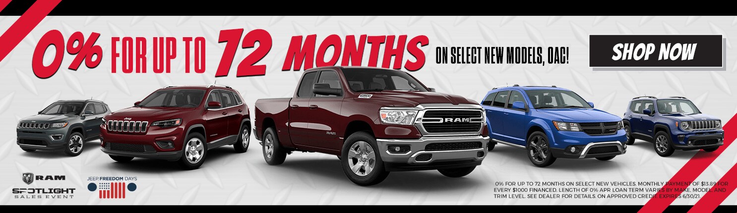 0% for 72 months