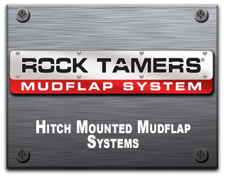 Rock Tamers hitch mounted mudflap systems in Boise