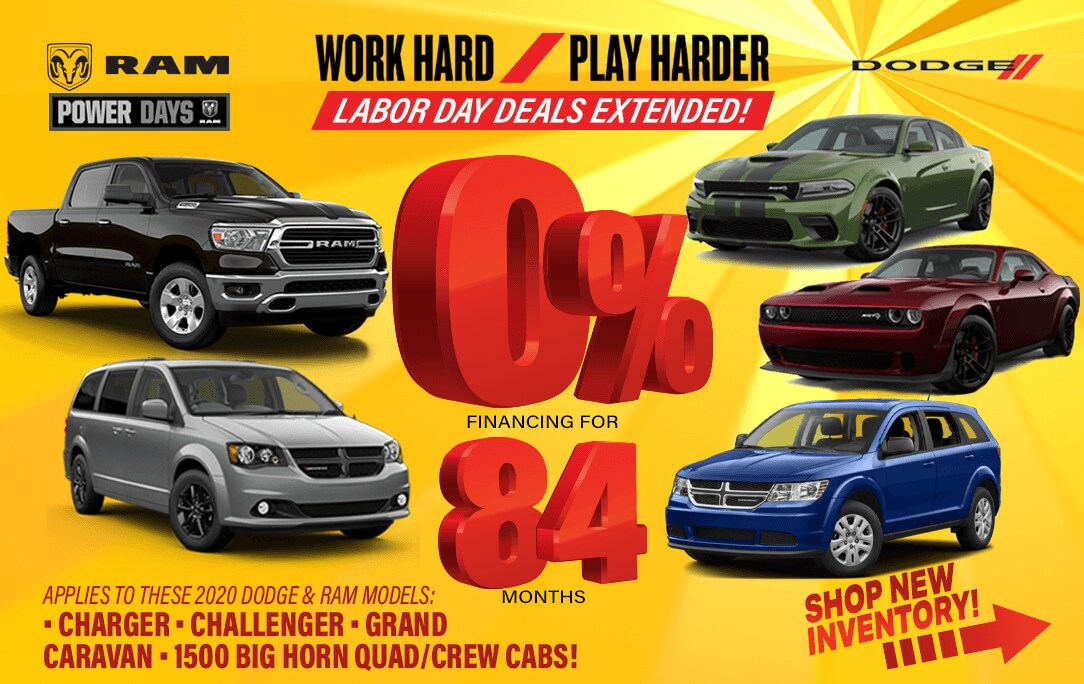 0% APR up to 84 Months on Select New Vehicles*