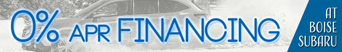 0% APR Financing on New Subarus in Boise 0% APR Financing on New Subarus in Boise