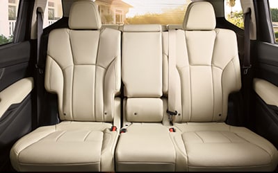 second row bench seating for 8 passengers