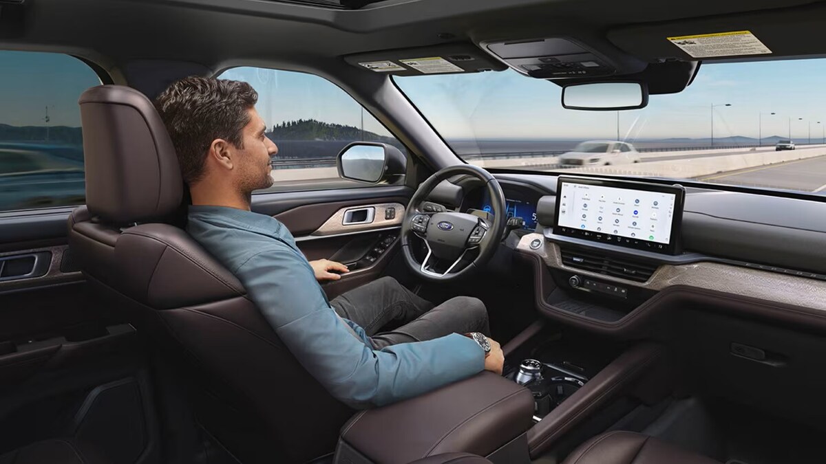 Ford BlueCruise hands-free interior