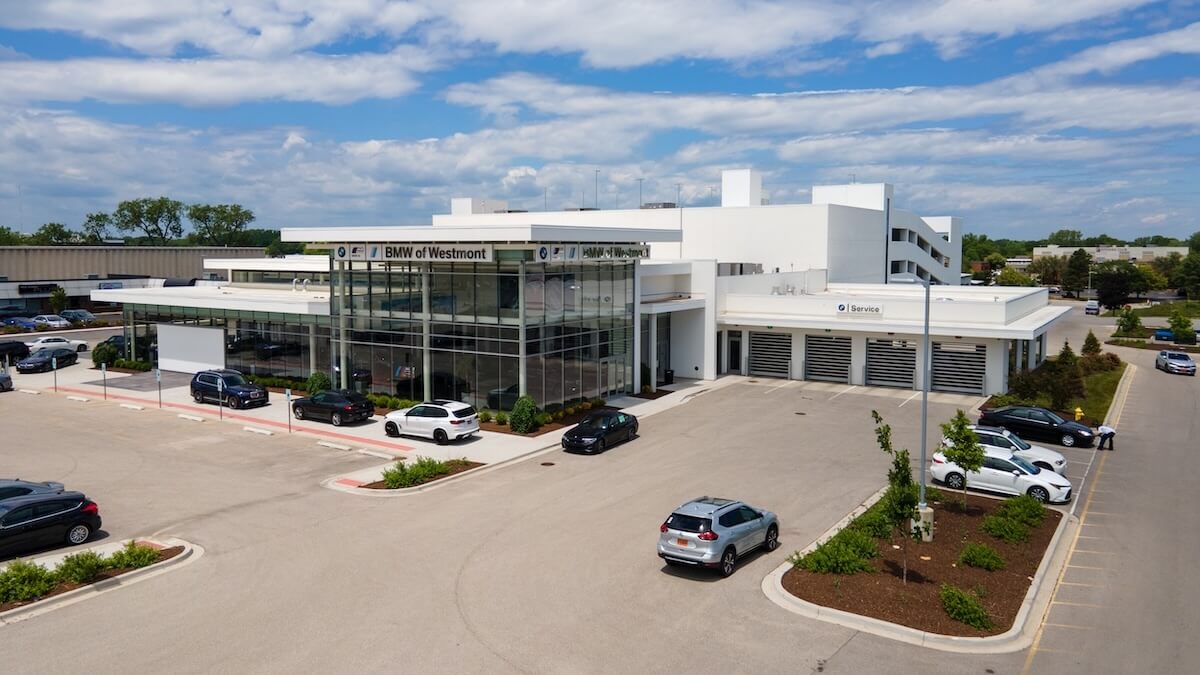 Exterior view of Laurel BMW of Westmont