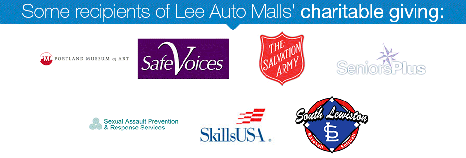 Past and present recipients of Lee Auto Malls' charitable giving: