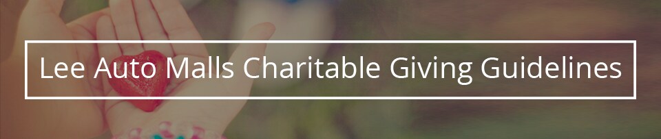 Charitable
Guidelines