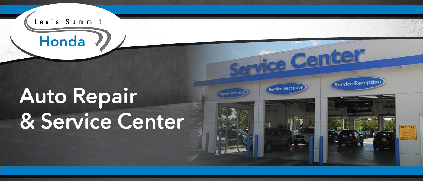 Honda auto service and repair in Lee Summit, MO banner