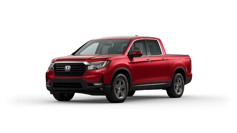 2022 Honda Ridgeline RTL-E in Radiant Red Metallic exterior