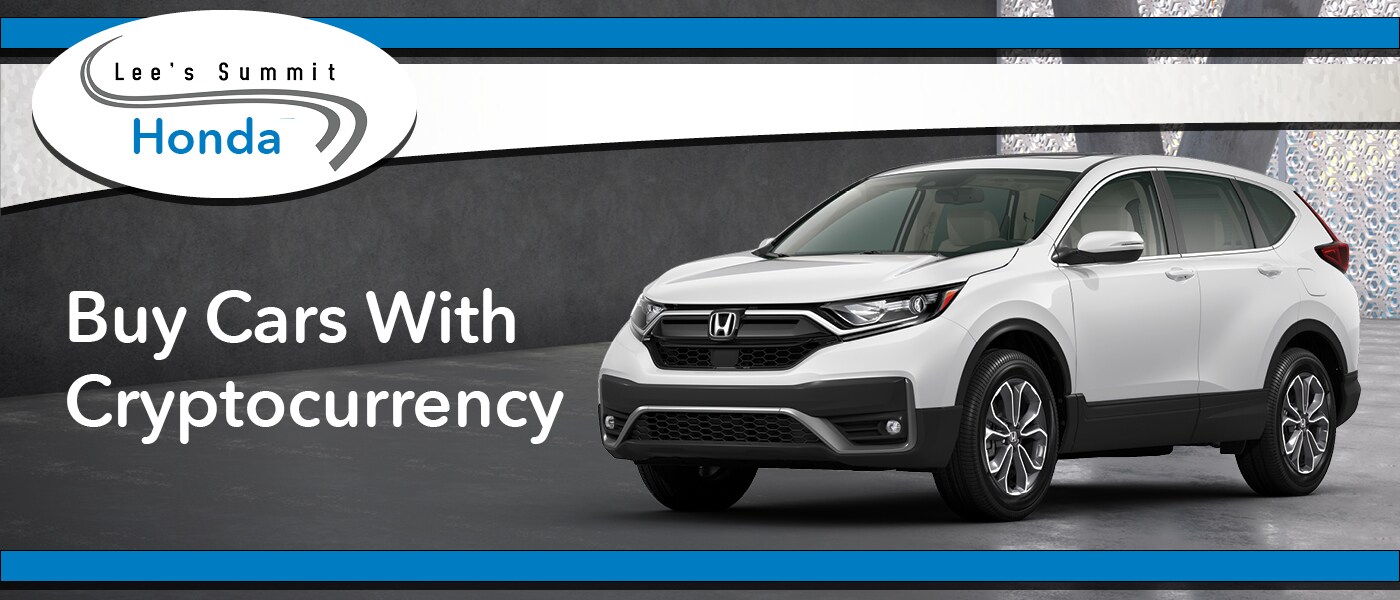 Buy cars with cryptocurrency in Lee Summit, MO banner