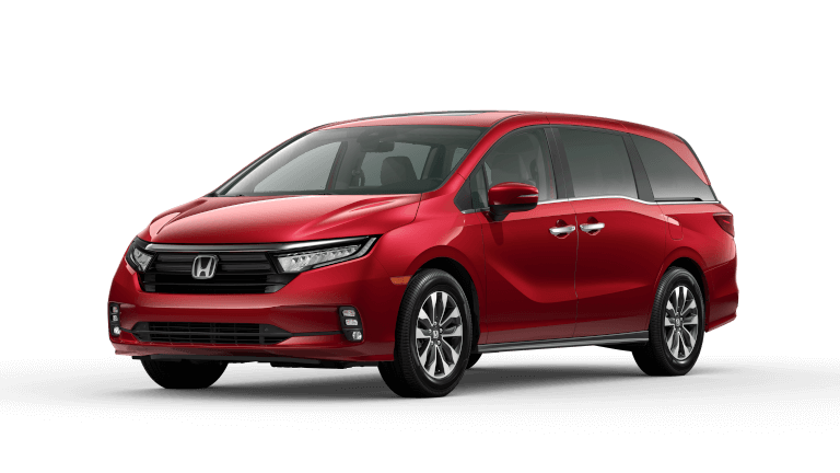 2022 Honda Odyssey EX-L in Radiant Red Metallic exterior