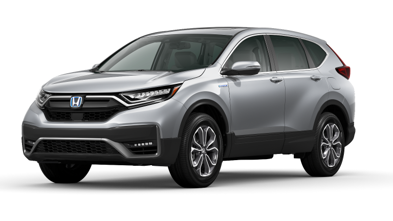 2022 Honda CR-V Hybrid EX-L in Lunar Silver exterior