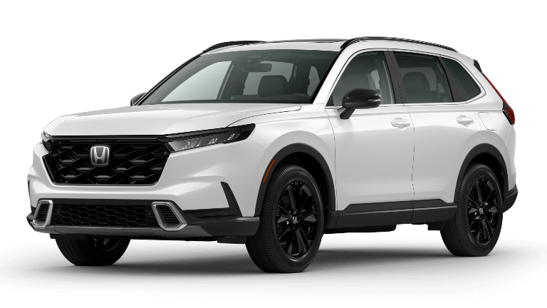 2023 Honda CR-V Hybrid Sport Touring in Platinum White Pearl exterior
