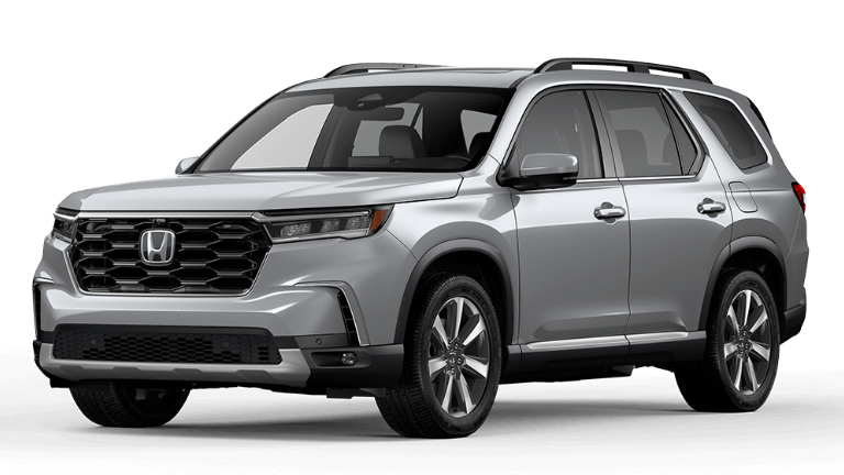 2023 Honda Pilot Elite in Lunar Silver Metallic exterior