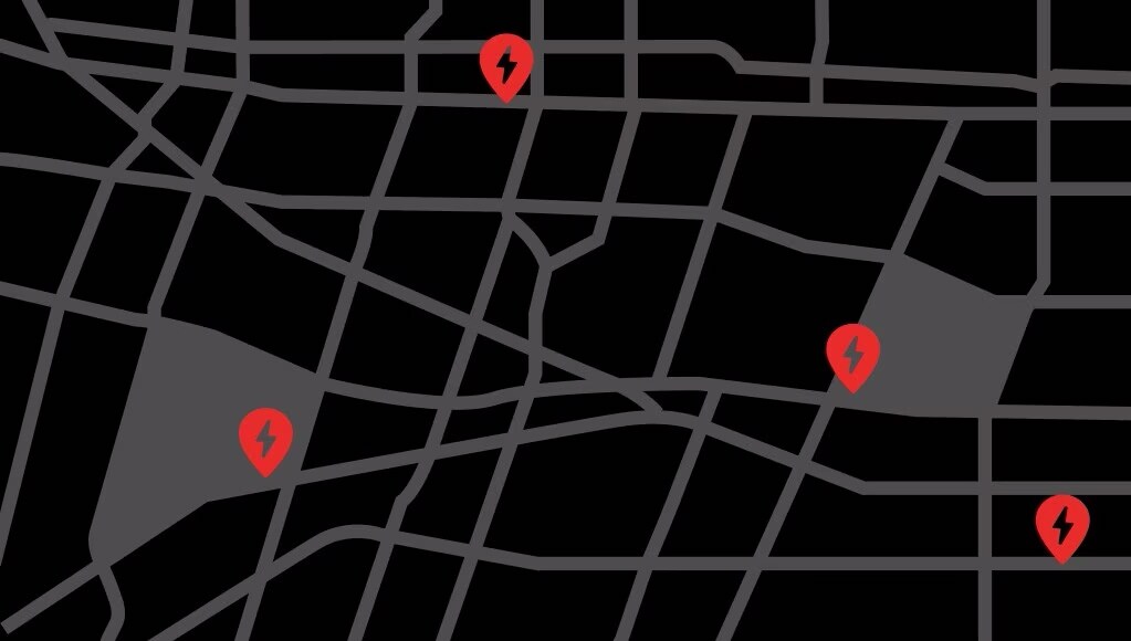 Charging Locations, Raleigh NC