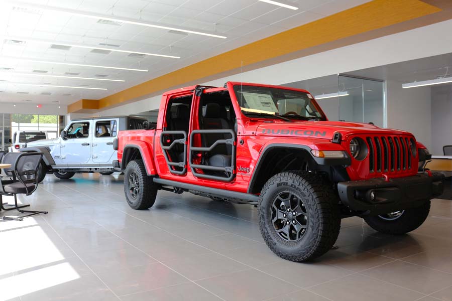 Leith Chrysler Jeep Showroom