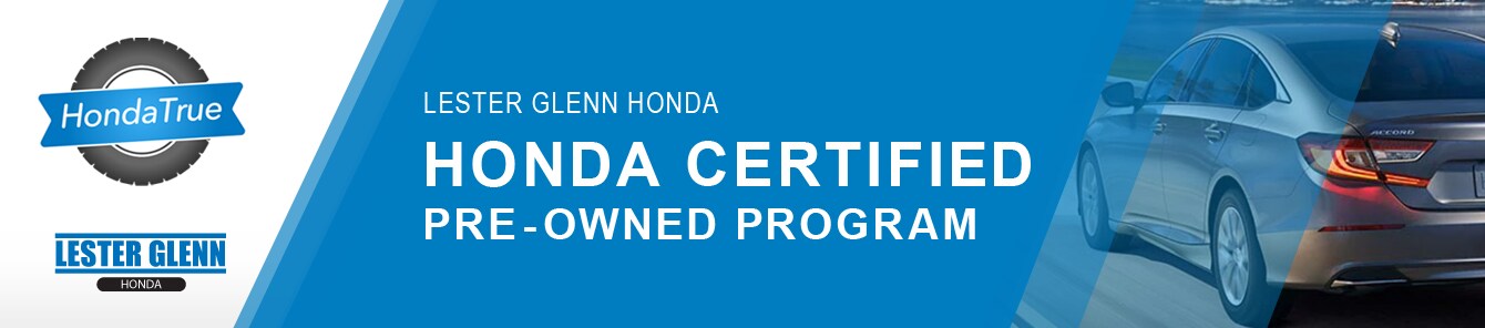 Lester Glenn Honda Certified Pre-Owned Program