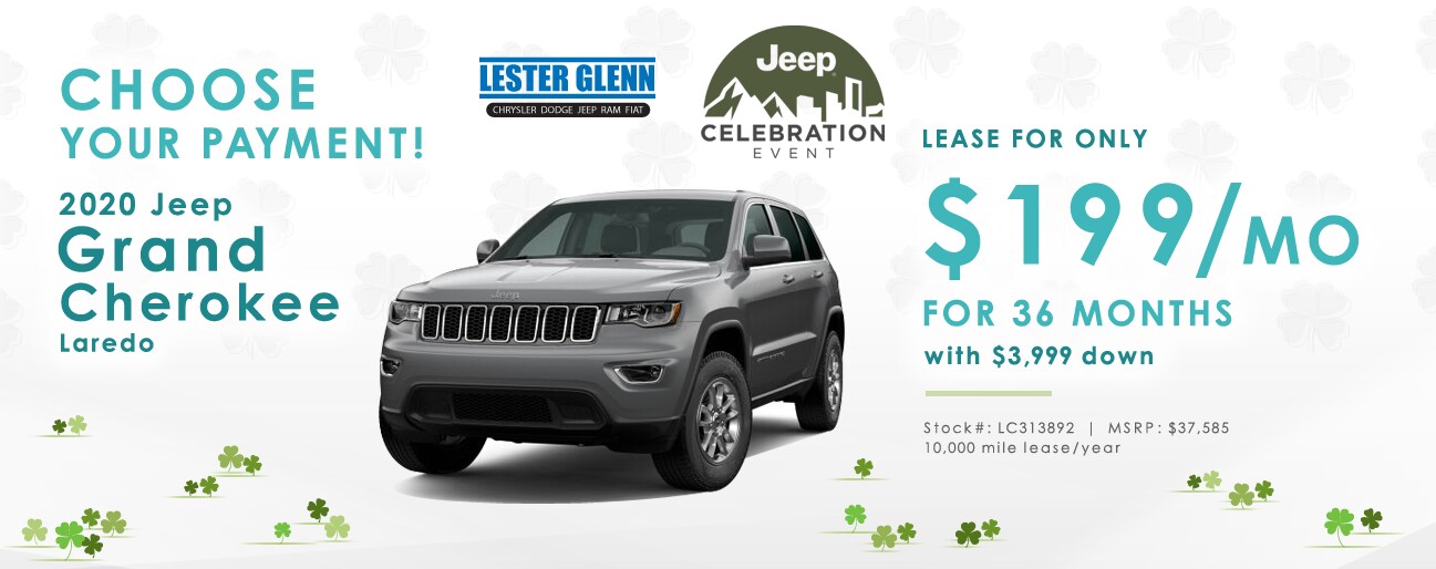 2020 Jeep Grand Cherokee Lease Special