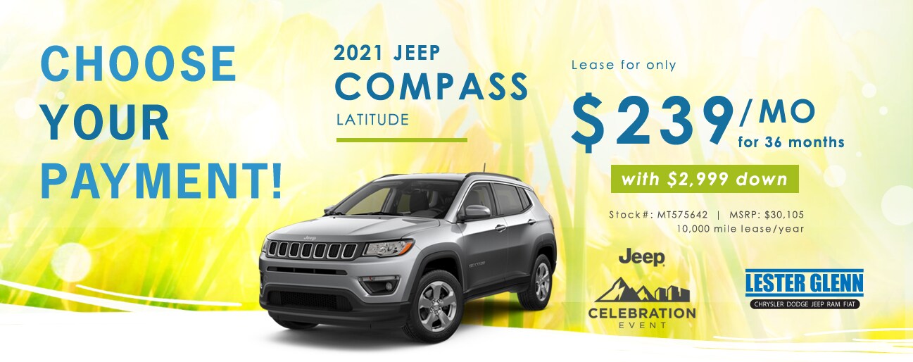 2021 Jeep Compass Monthly Special