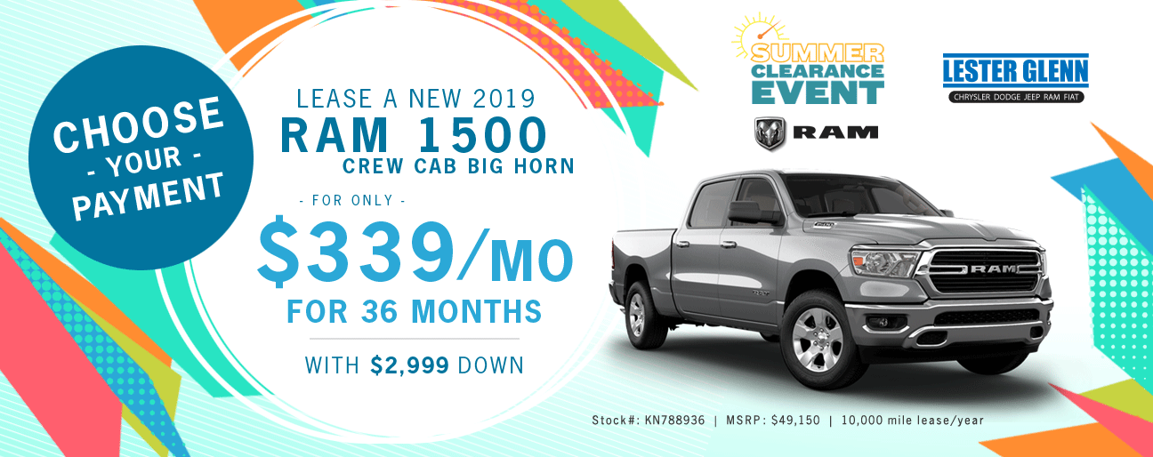 2019 RAM 1500 Crew Cab Big Horn Special