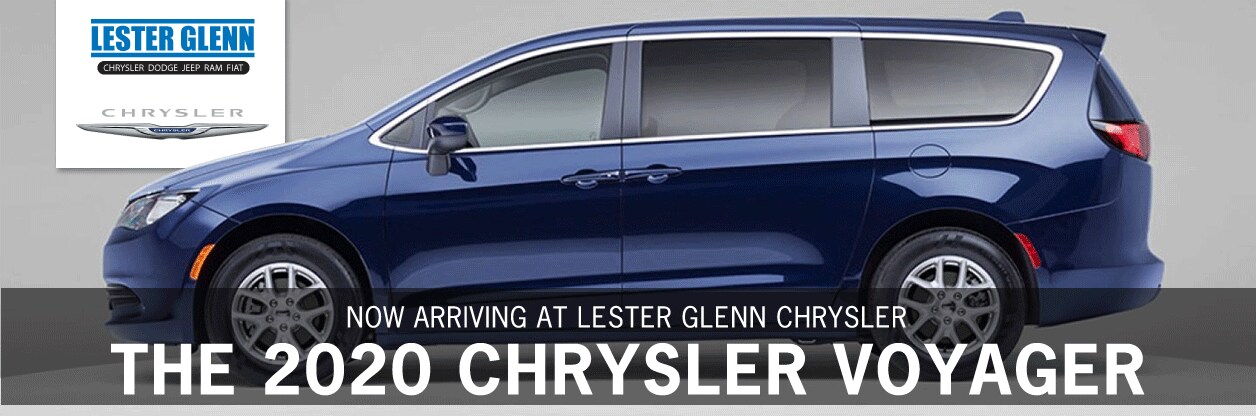 Now Arriving at Lester Glenn Chrysler - 2020 Chrysler Voyager